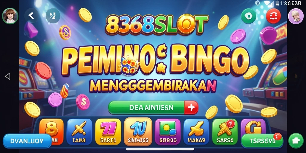Tampilan permainan Bingo yang seru dan interaktif di 8368SLOT.