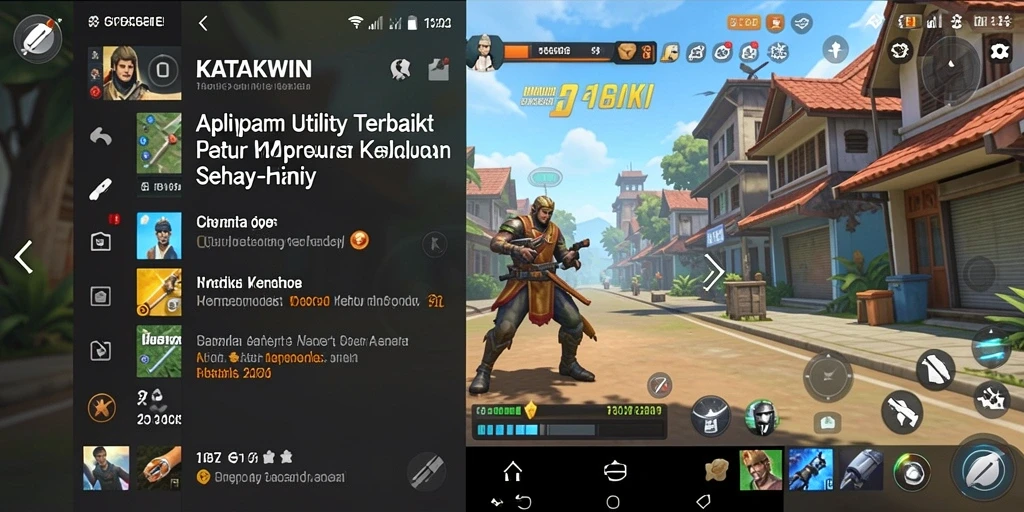 Tampilan aplikasi KATAKWIN yang intuitif dan mudah digunakan.