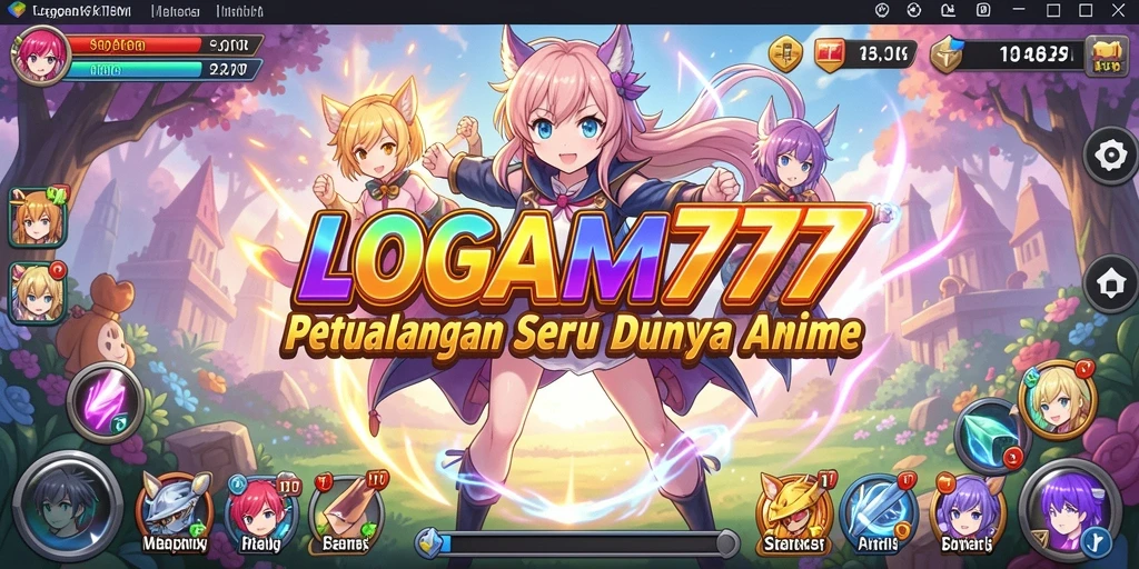 Tangkapan layar LOGAM777 menampilkan aksi seru dalam dunia Anime.
