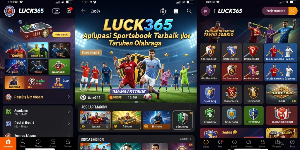 Tampilan gameplay LUCK365 saat memasang taruhan olahraga.