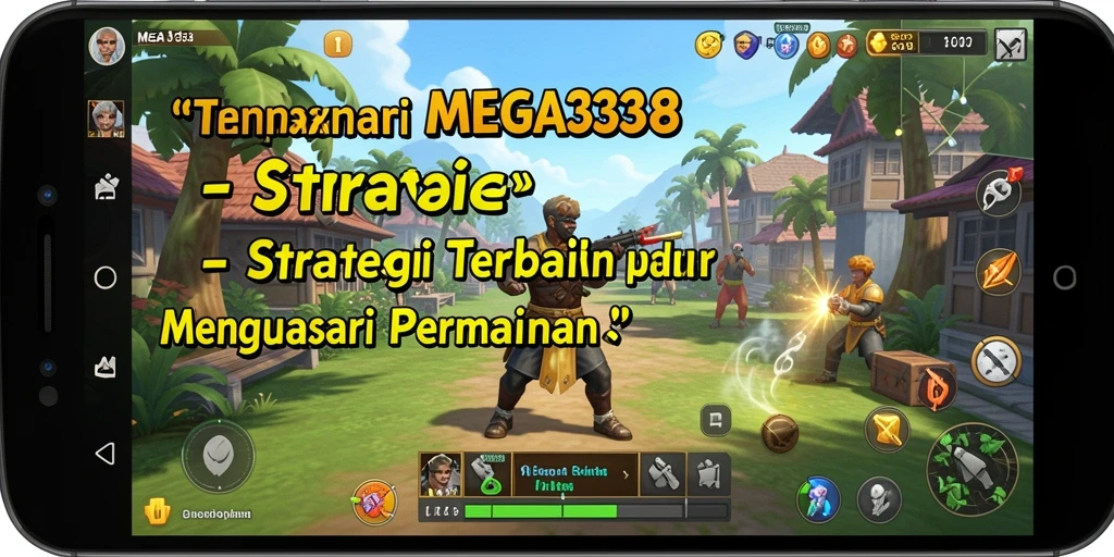 Screenshot MEGA338 menunjukkan momen strategis dalam gameplay.
