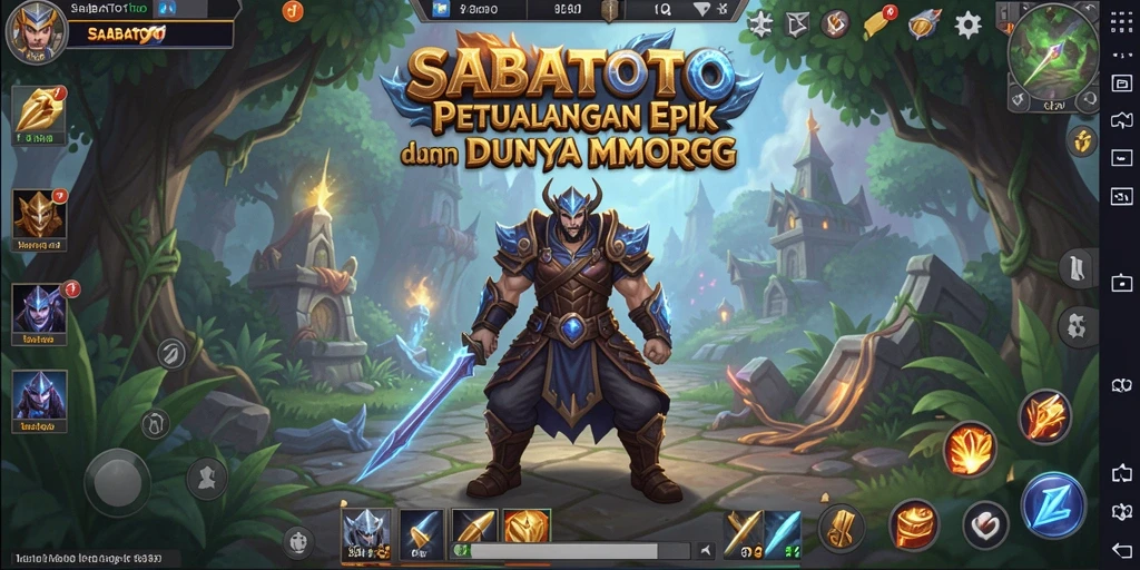 Visual gameplay SABATOTO yang memukau dan penuh aksi.