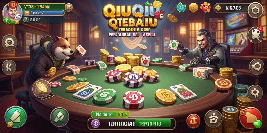 Tampilan menarik dari gameplay VT38 QiuQiu.